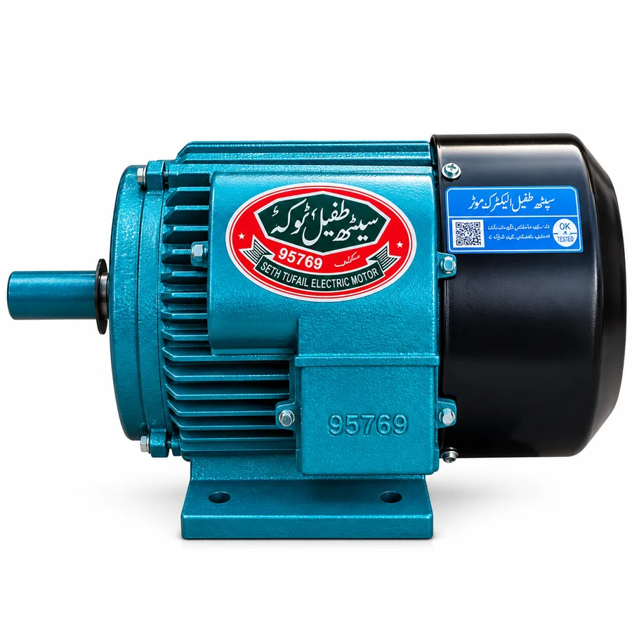Seth Tufail 2 HP electric motor